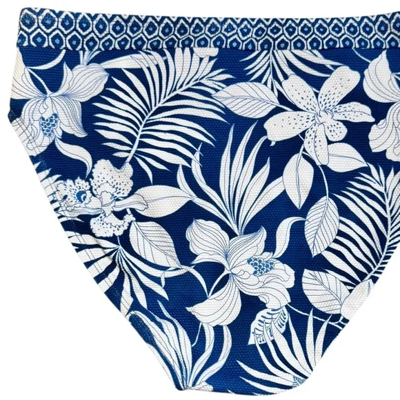 Tommy Bahama Island Cays Blooms High-Waist Bikini Bottoms - Picture 10 of 15